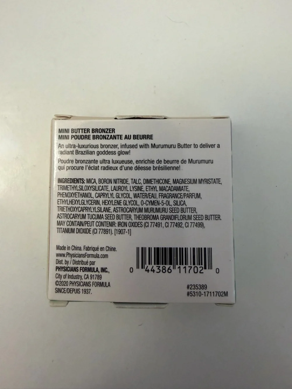 Physicians Formula Mini Butter Bronzer - Light Brown / Beige New In Packaging